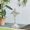 Glitzhome® 21" Holy Cross with Lily Garden Statue